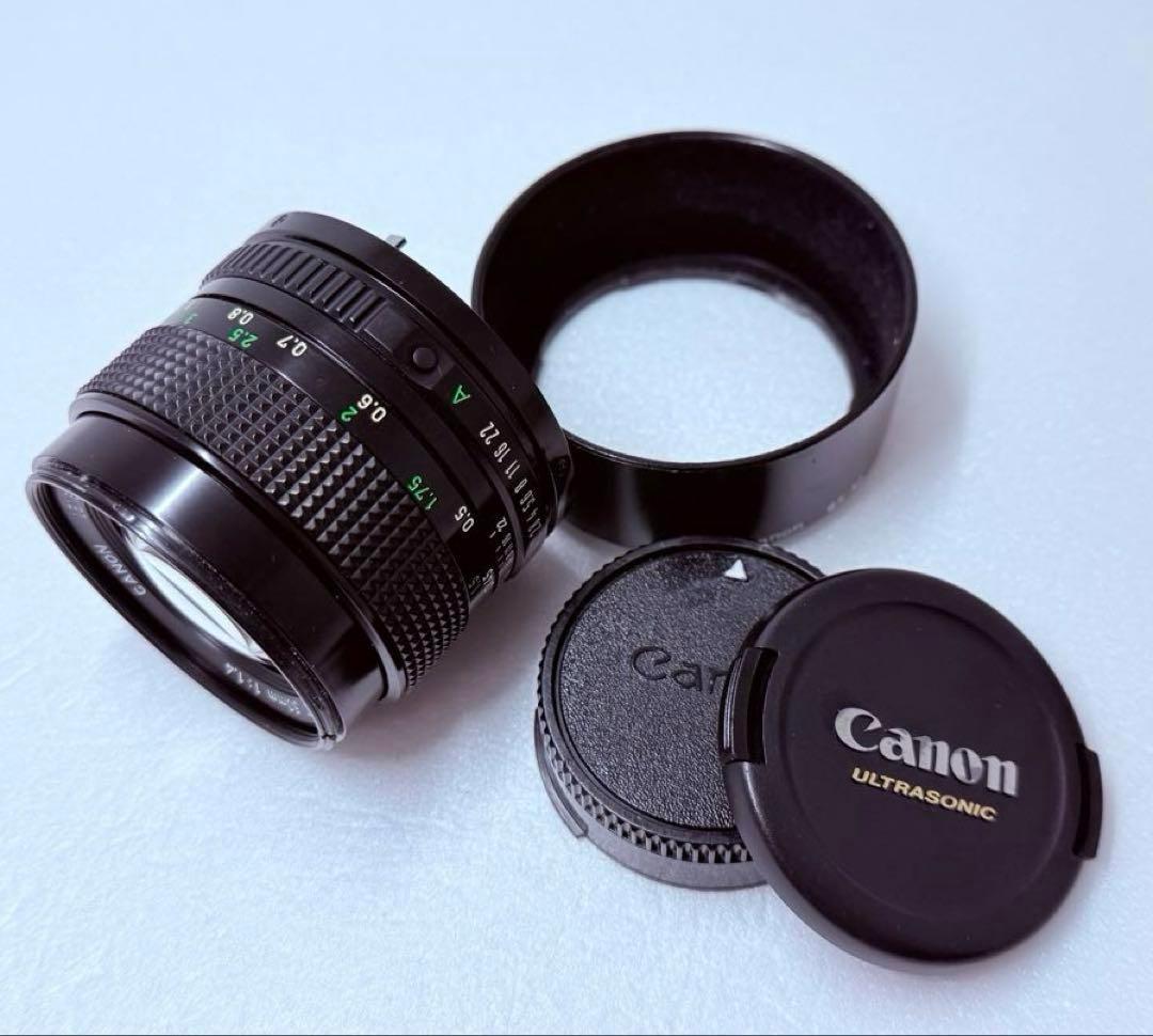 Canon AE-1 & New FD 50mm F1.4 各動作良好