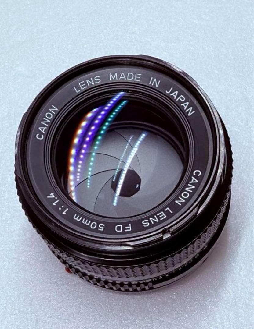 Canon AE-1 & New FD 50mm F1.4 各動作良好