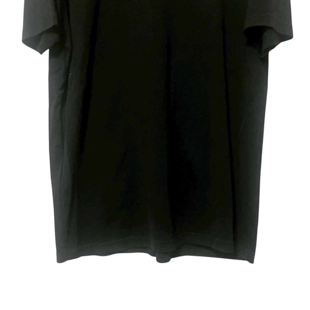 ルシアン ペラフィネ スカル刺繍 ブラック 半袖Tシャツ メンズ M〜L相当