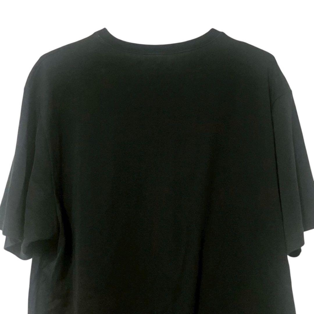 ルシアン ペラフィネ スカル刺繍 ブラック 半袖Tシャツ メンズ M〜L相当