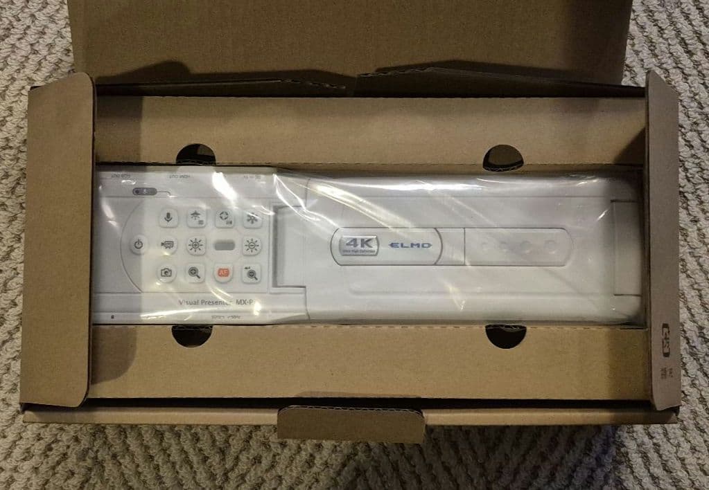 【新品】ELMO エルモ MX-P3 4Kコンパクト書画カメラ