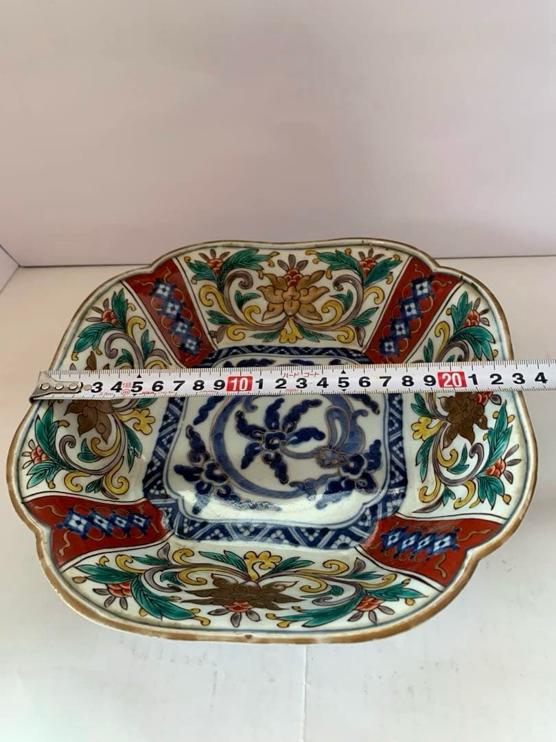 古伊万里　赤絵　大鉢　送料込み