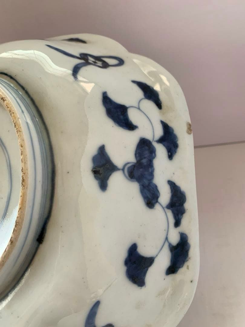 古伊万里　赤絵　大鉢　送料込み