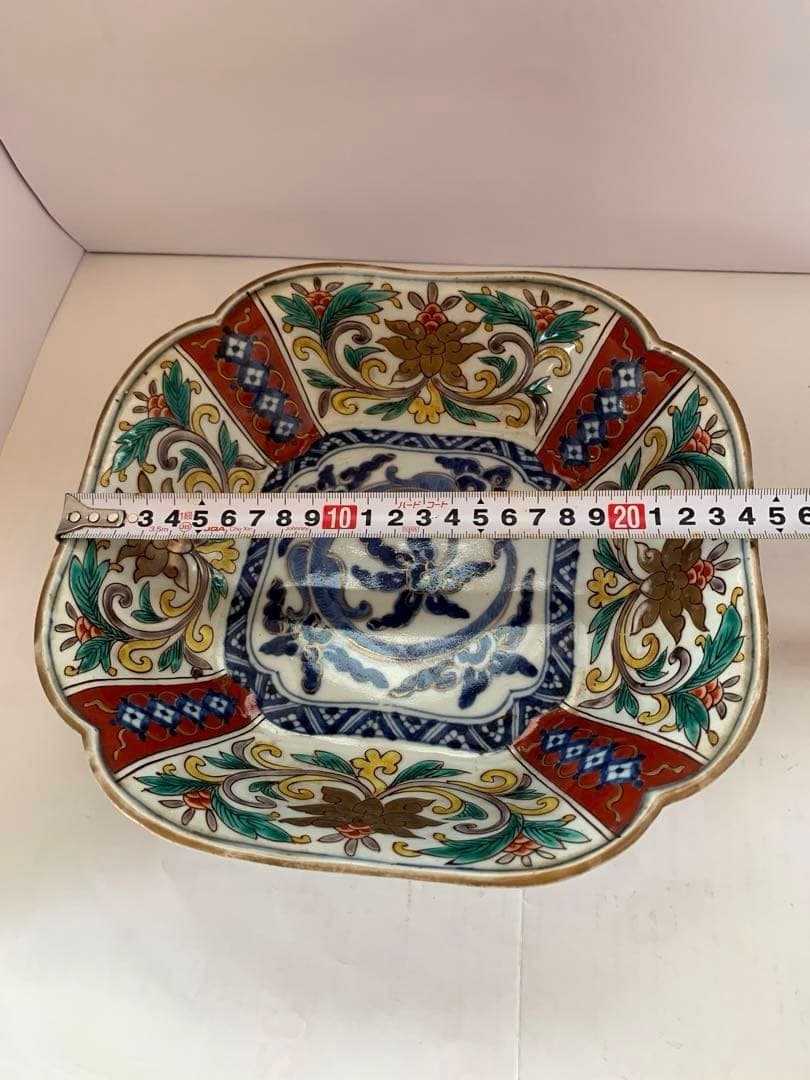 古伊万里　赤絵　大鉢　送料込み