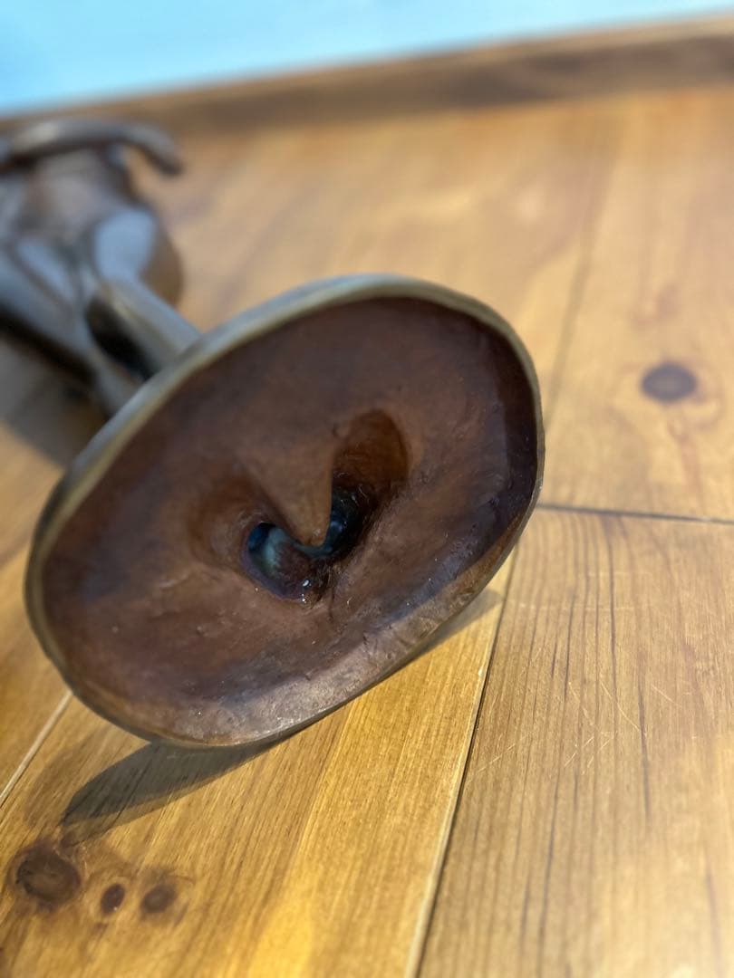 【はじらい】ブロンズ彫刻裸婦像　高岡銅器・竹中正晴作少女銅像/