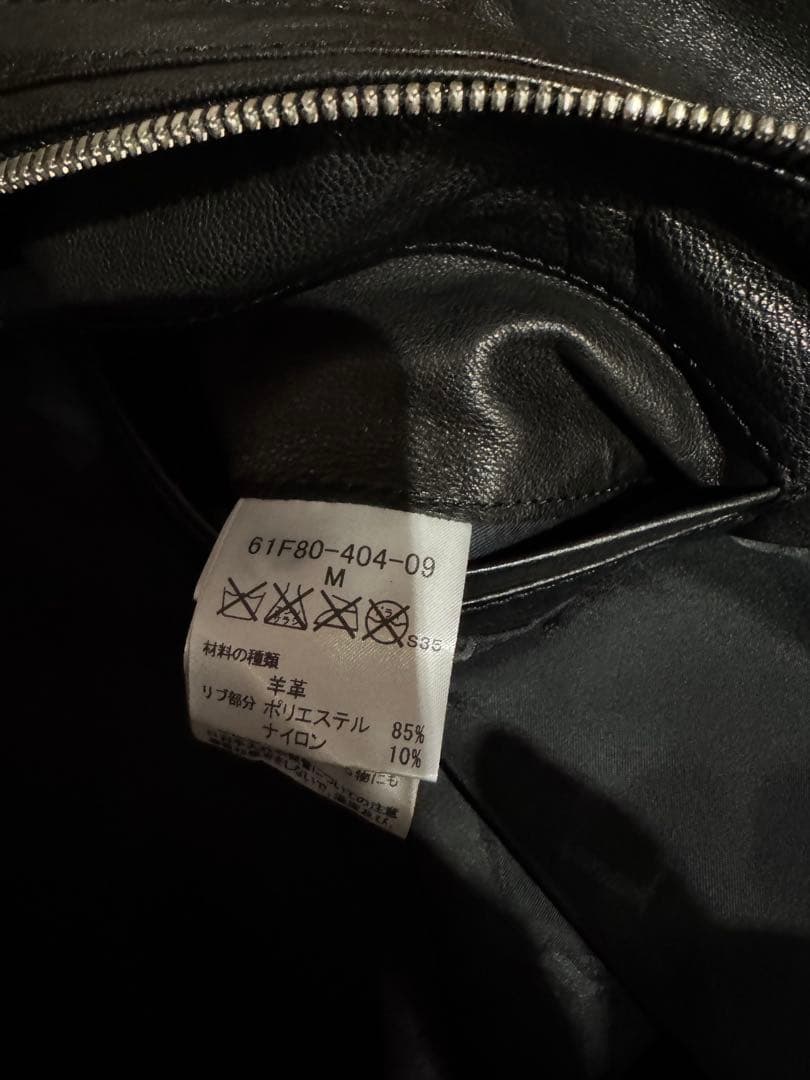 LOVELESS ラブレス ダブルジップ　シングルライダース M