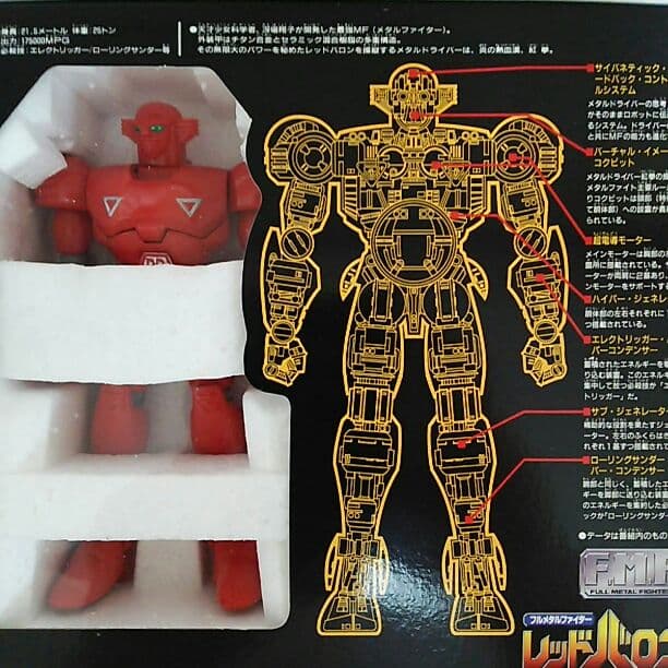 「レッドバロン」フルメタルファイター・レッドバロン（新品・当時モノ・１９９４年）
