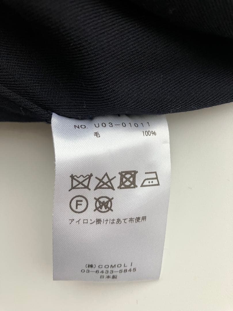 comoli コモリ オールインワン ウール ネイビー 2