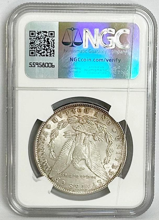 1887年 MORGAN SILVER DOLLAR アメリカ　NGC MS63