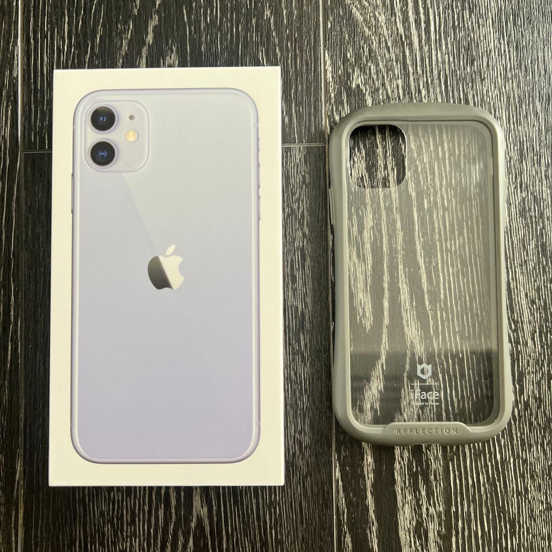 【美品】Apple iPhone 11 パープル 64GB 箱・ケース付き‼️
