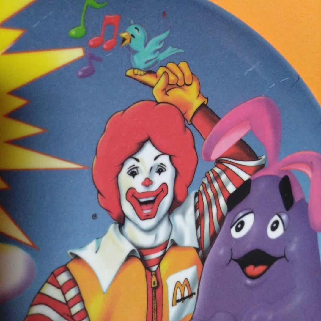77　マクドナルド　グリマス　ロナルド　絵皿　お皿　プレート　ミールトイ