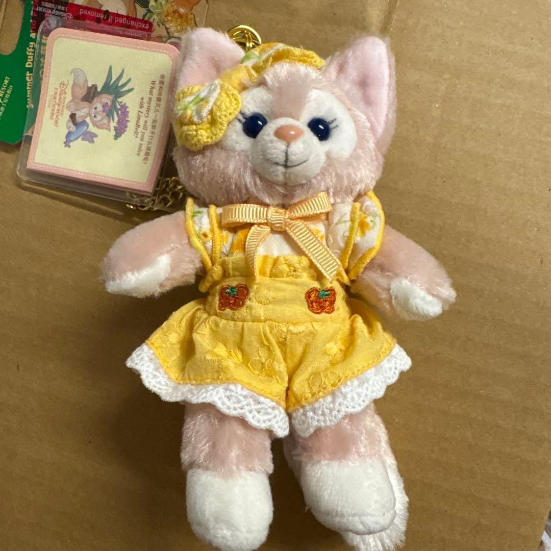 上海ディズニー　夏日シリーズ　リーナベル　ぬいぐるみキーチェーン