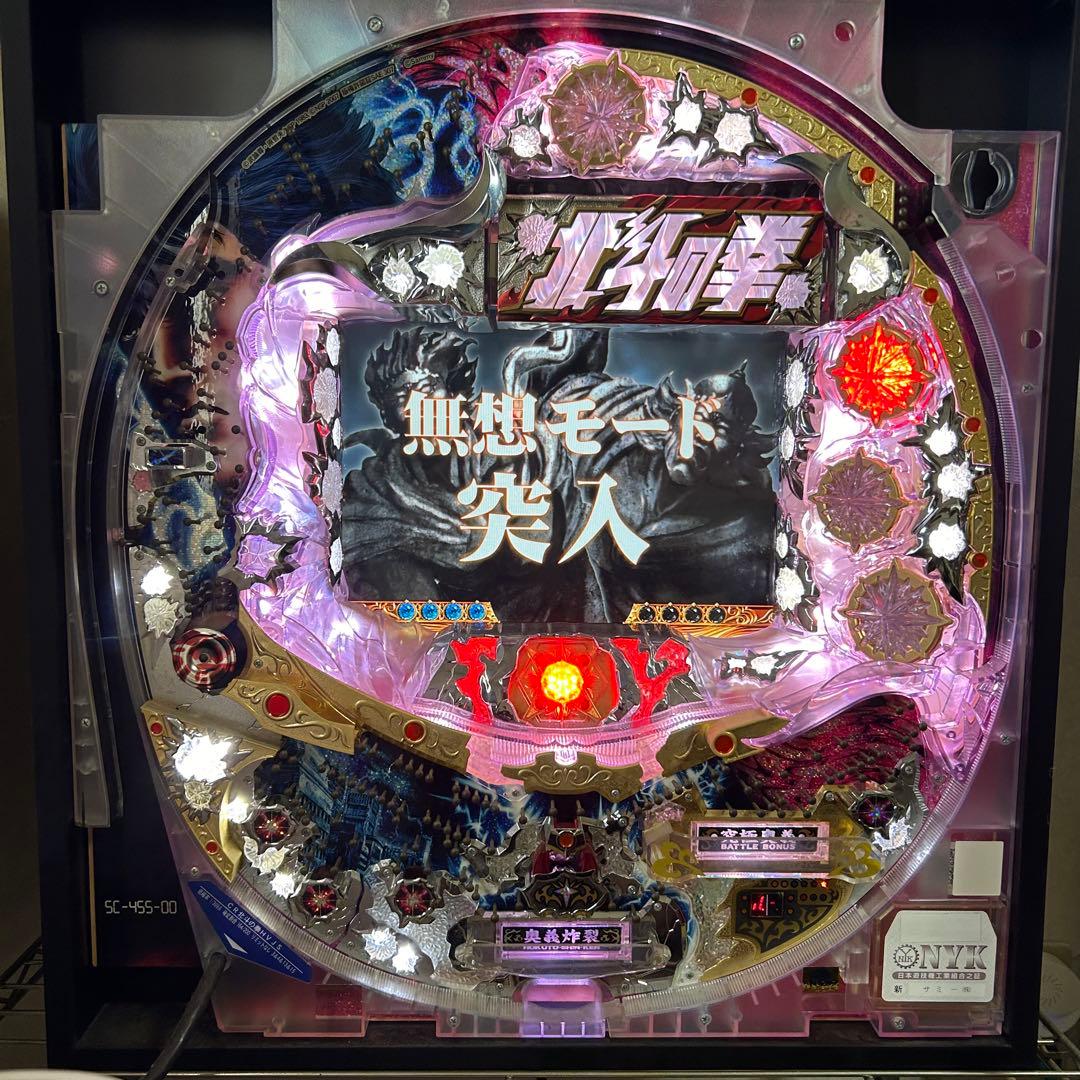 CR 北斗の拳 HVJS ケンシロウver 実機 卓上BOX 焔枠 パチンコ