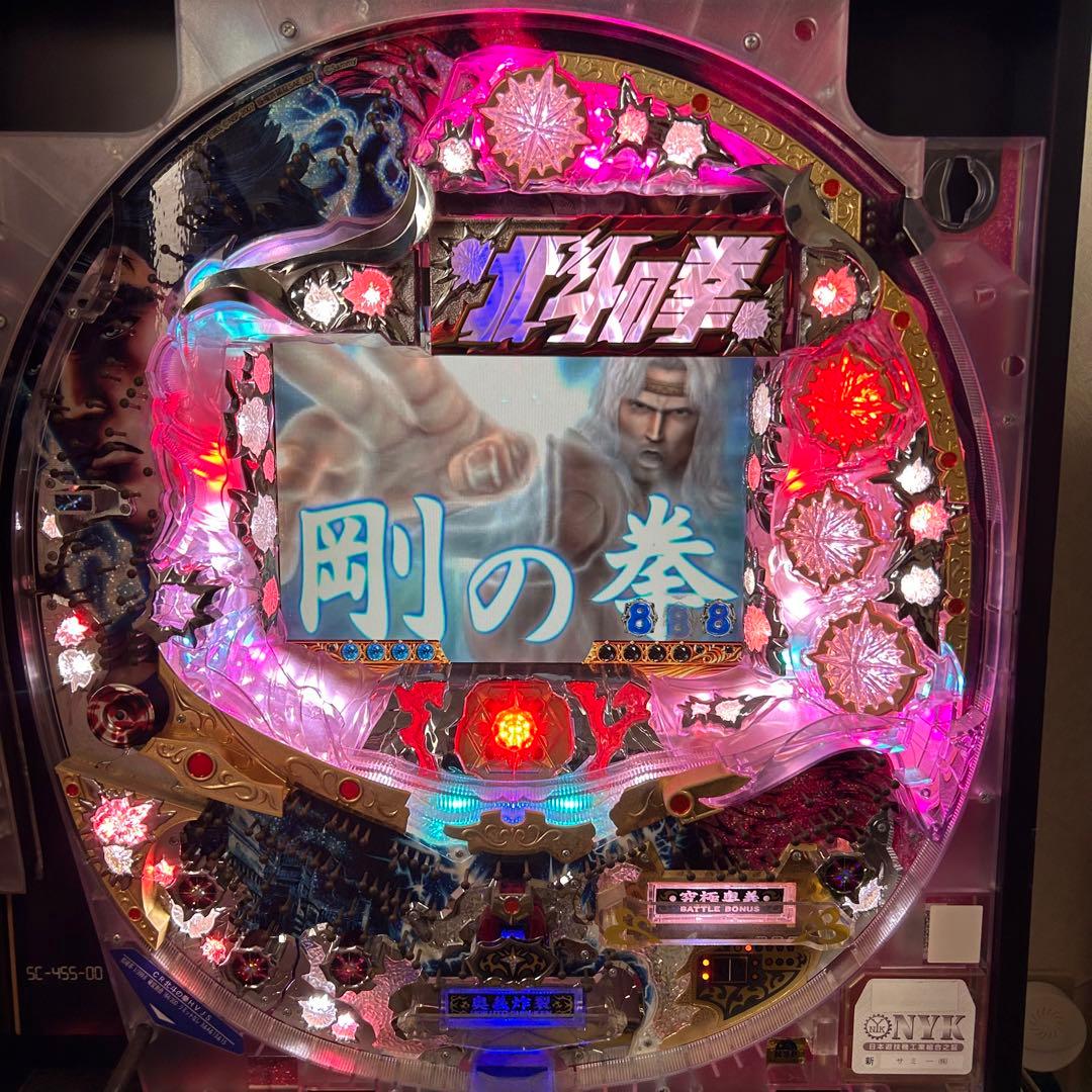 CR 北斗の拳 HVJS ケンシロウver 実機 卓上BOX 焔枠 パチンコ