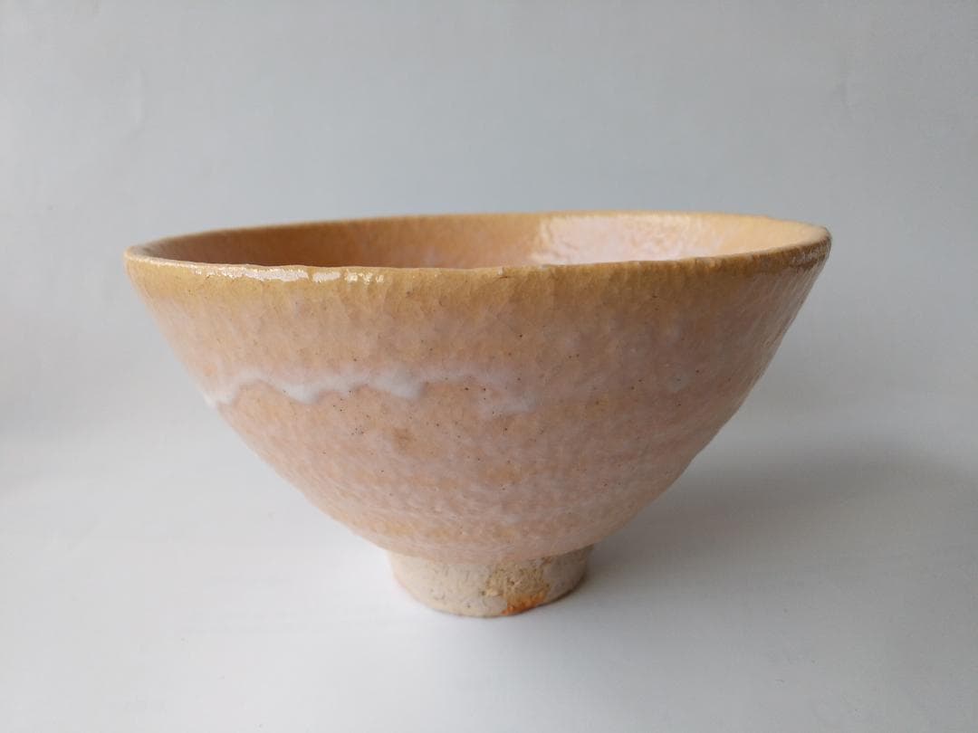 萩焼 茶碗 北浜山 御台場窯 渋谷泥詩 共箱 共布 栞 茶道具 抹茶碗 新品