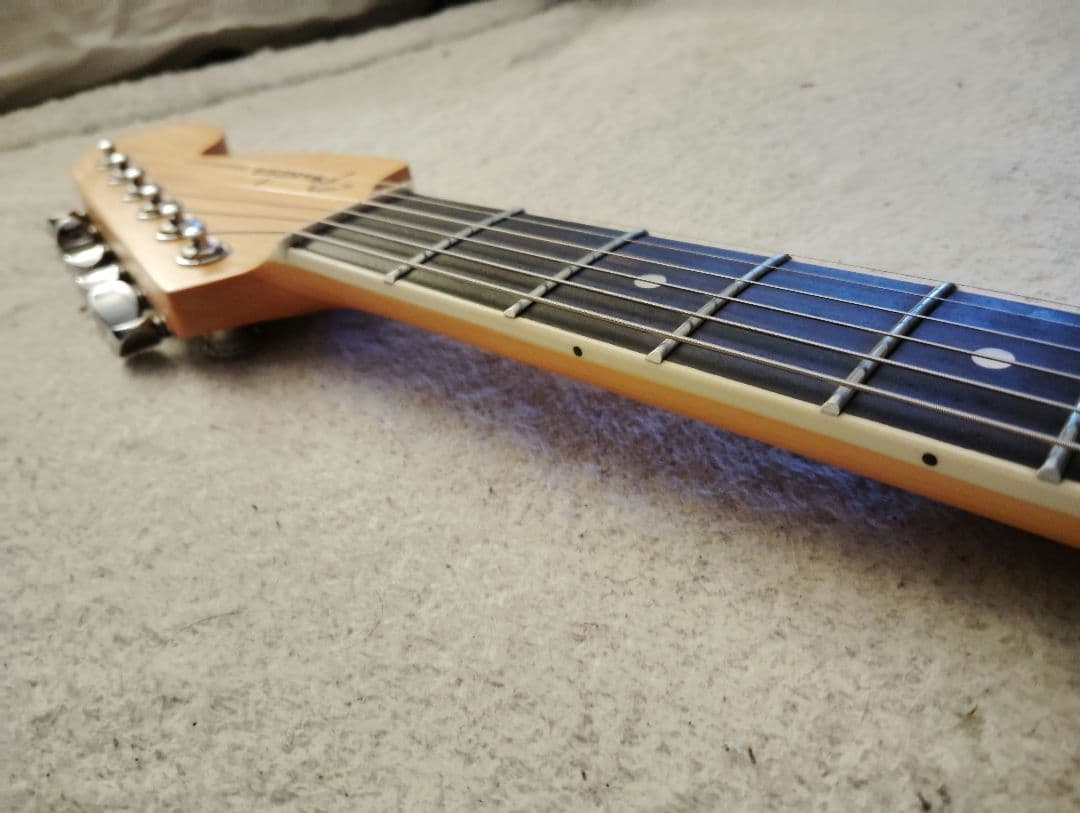 新品 個人製作 ストラトタイプ 木製PG サーフグリーン エレキギター