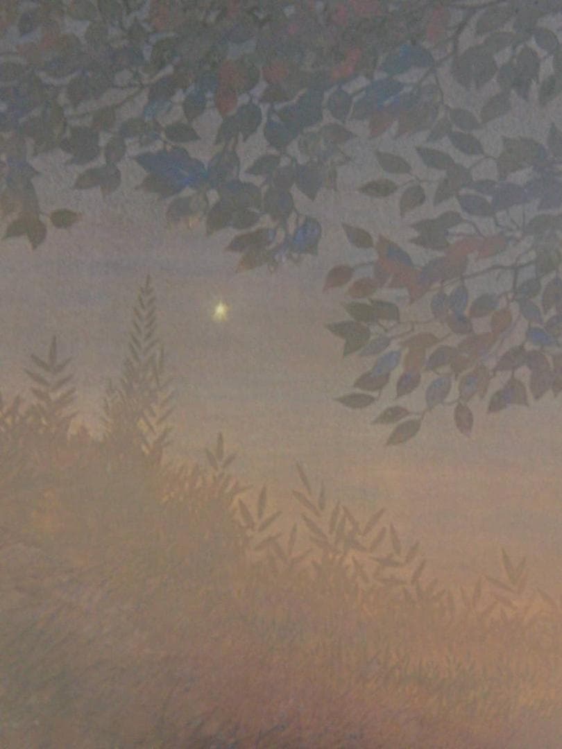 手塚雄二、【星と月と】、希少な額装用画集より、新品額装付、状態良好