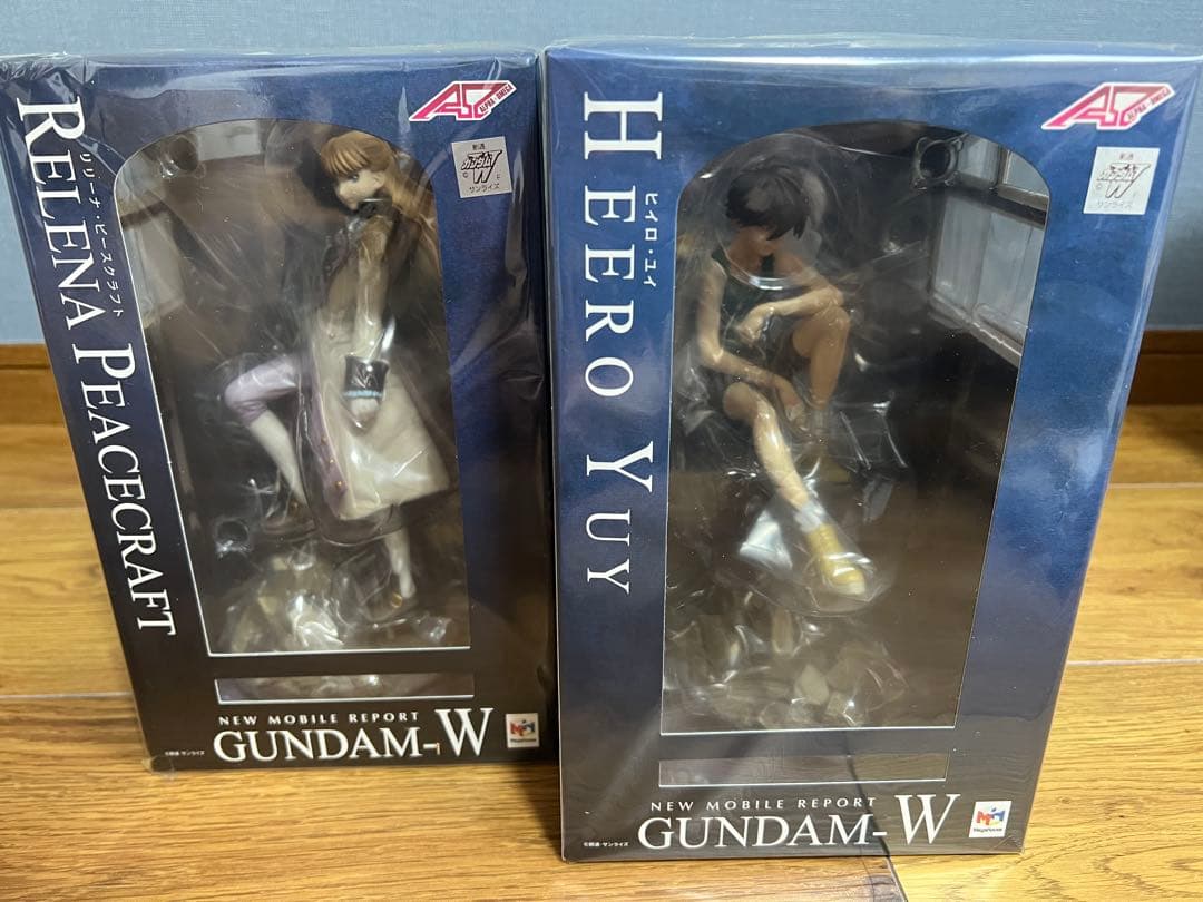 アルファオメガ ヒイロ・ユイ＆リリーナ・ピースクラフト フィギュア　新品未開封