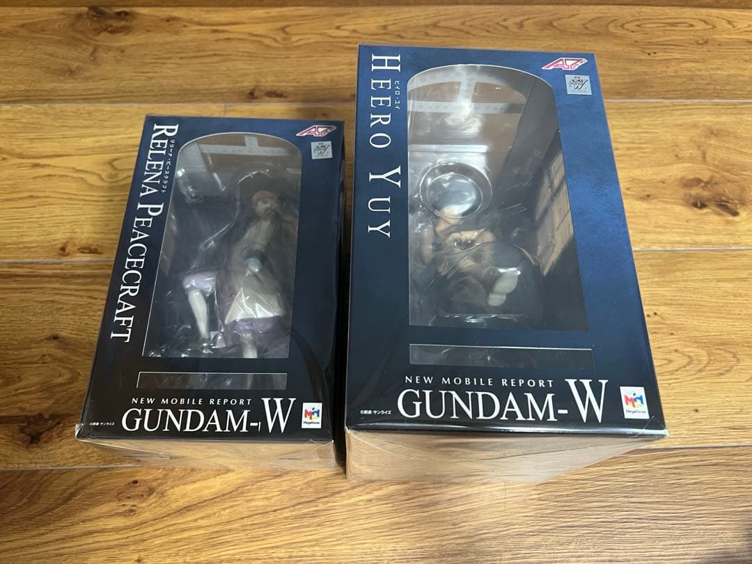 アルファオメガ ヒイロ・ユイ＆リリーナ・ピースクラフト フィギュア　新品未開封