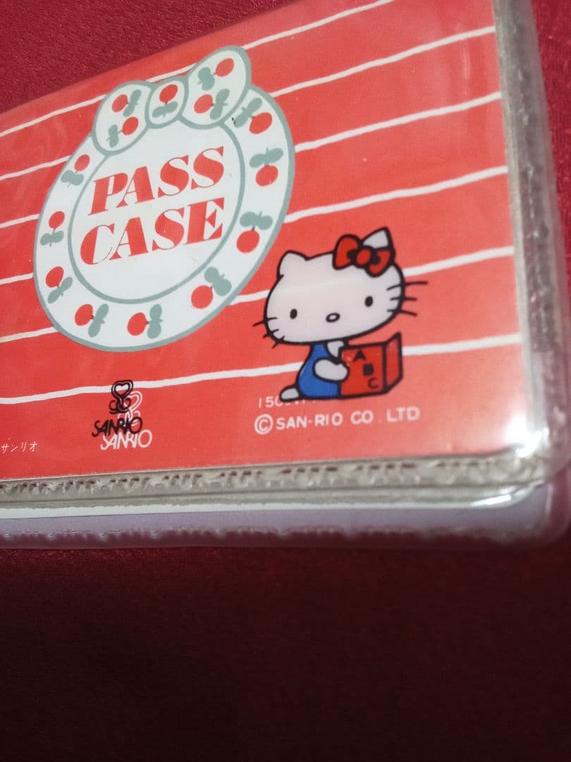 【激レア！昭和レトロ】新品、未使用★ハローキティ★パスケース