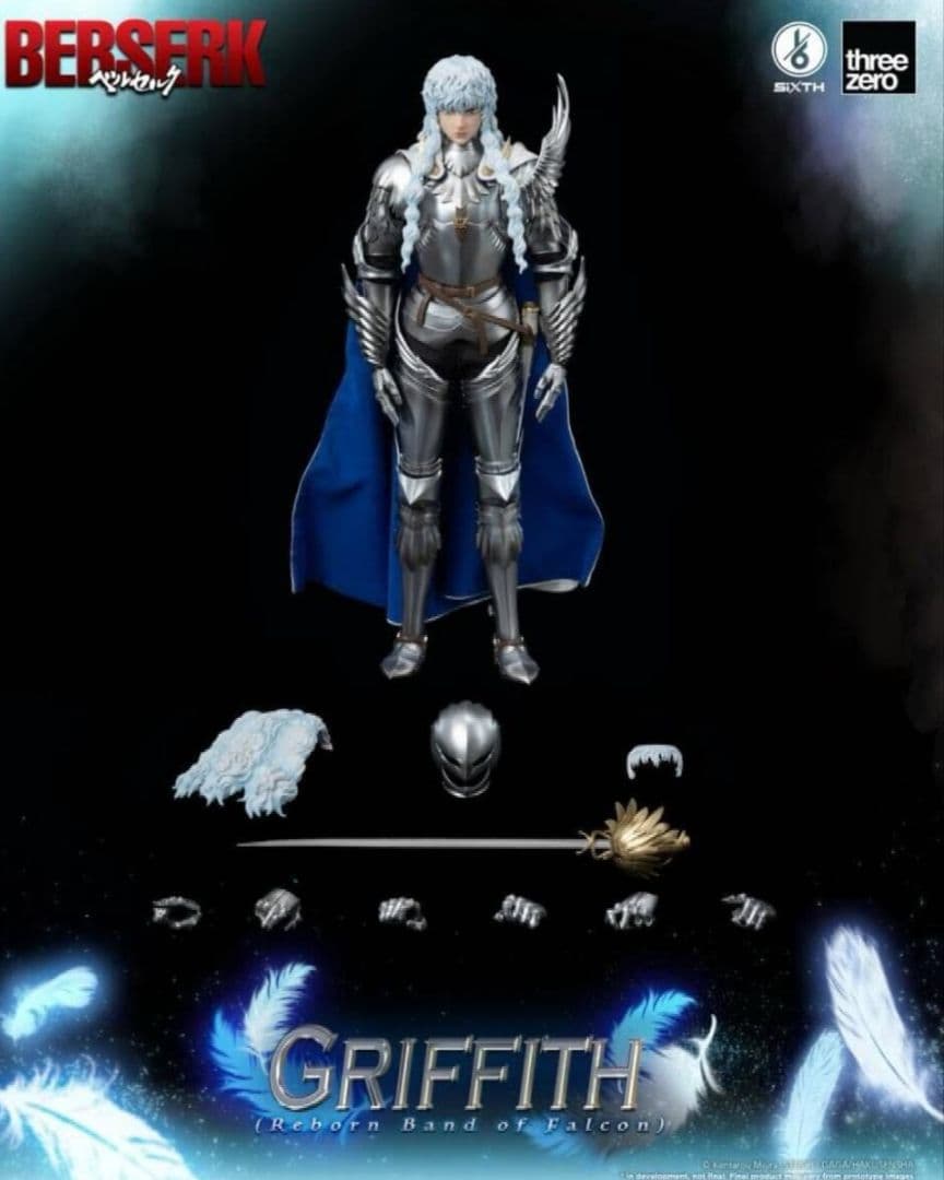 Threezero 1/6 ベルセルク グリフィス 新生鷹の団
