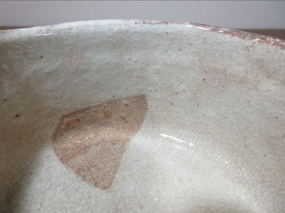 真作保証 12代 田原陶兵衛 自作 萩灰被り茶碗 コレクター放出品 山口県