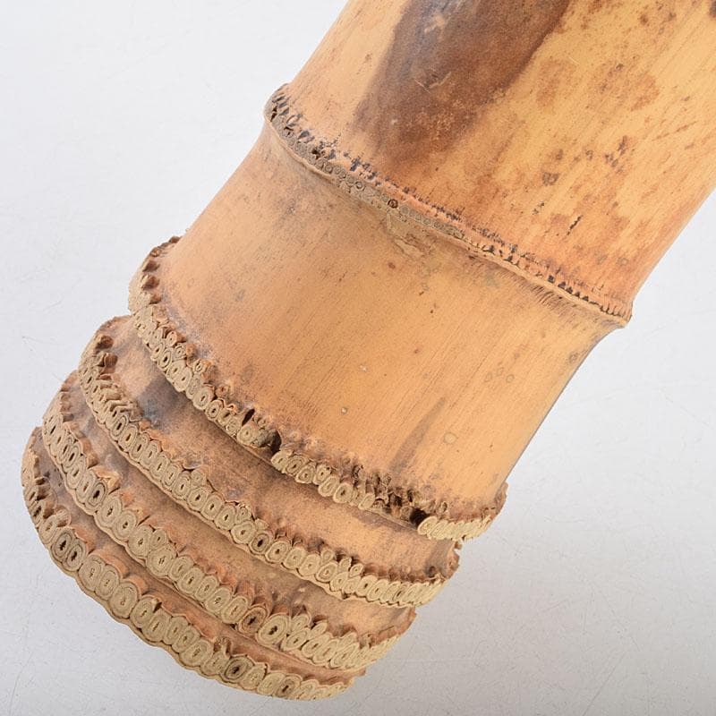 茶道具　影林宗篤作　花入　銘「千年翠」　紫野　小林太玄極め箱　V　R9481