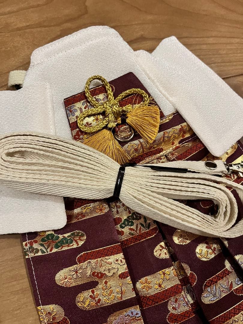 和風小動物用ハーネス うさぎ　ウサギ　誕生日　記念日　お着物　袴　ハーネス