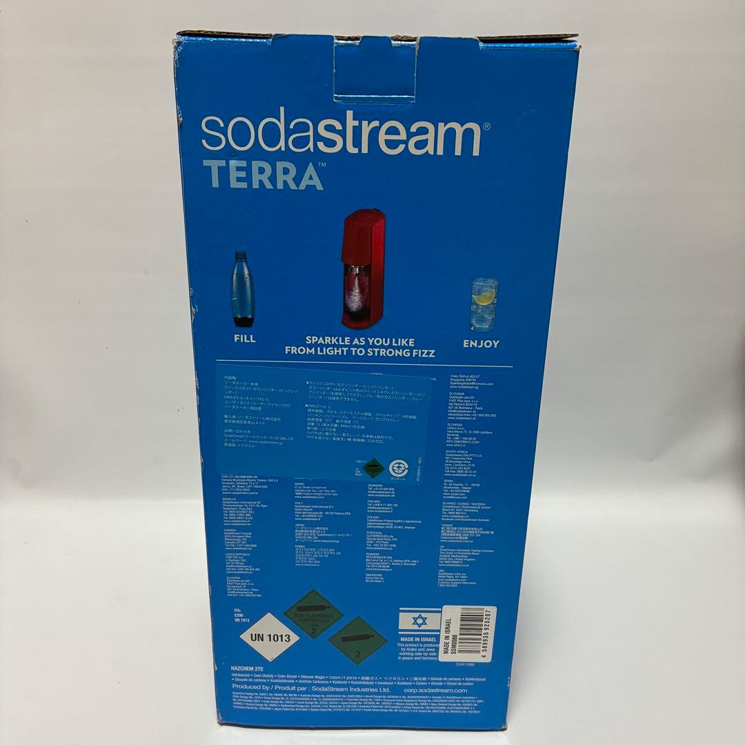 SodaStream TERRA ソーダストリーム テラ レッド 展示未使用品