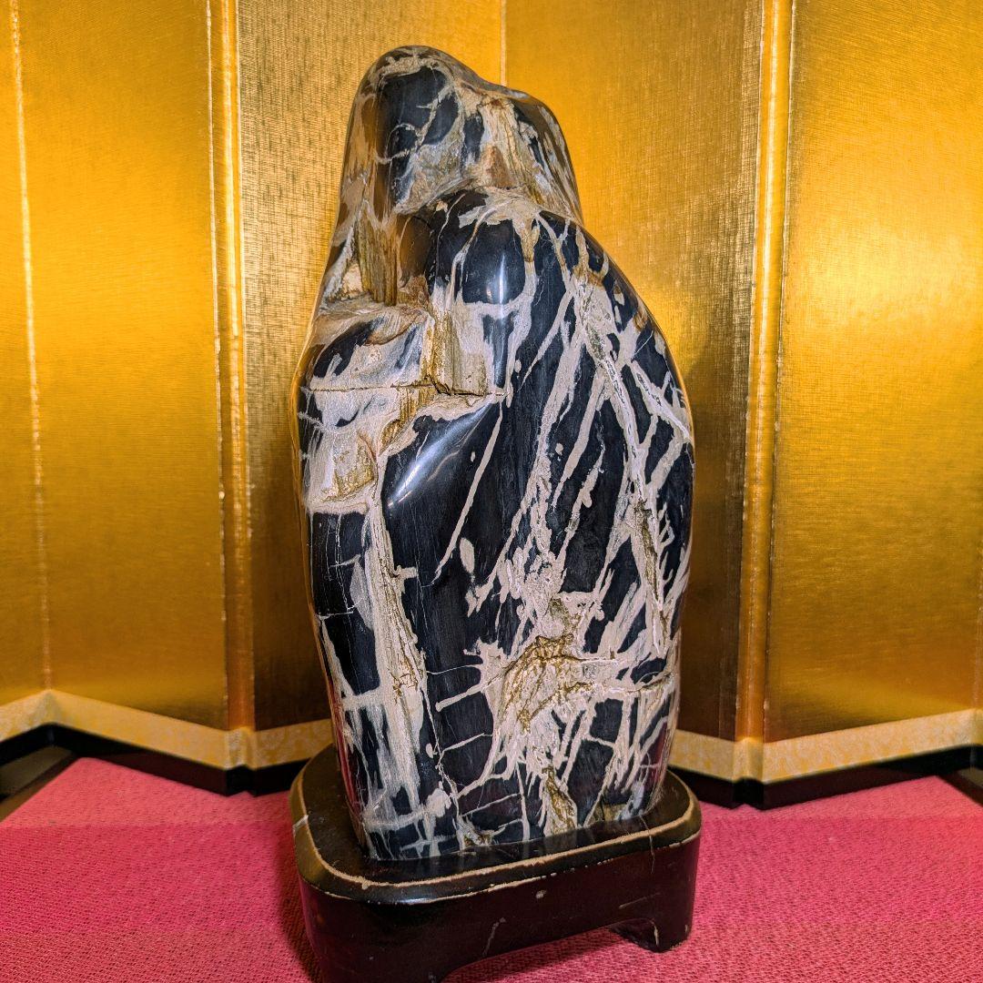 珪化木 9.8㌔ 鑑賞石 観賞石 水石 盆石 天然石 置物