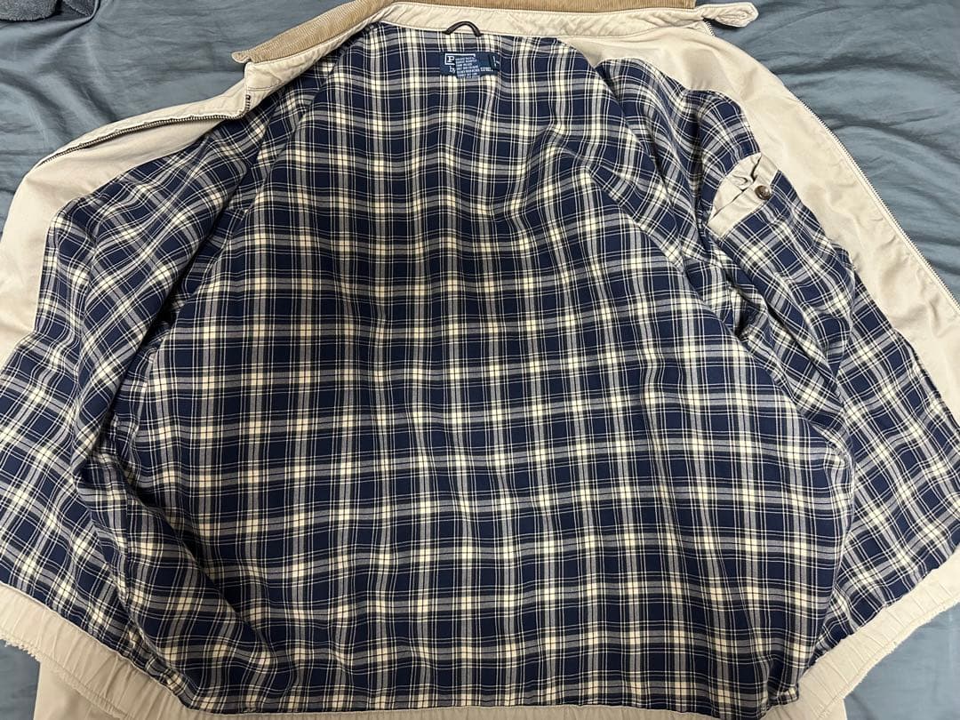 希少 Ralph Lauren ジップアップジャケット　ラルフローレン ベージュ