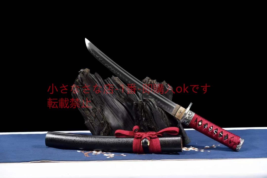 12寸T 10覆土焼刃武士短刀『ファージ』古兵器 武具 刀装具 日本刀 模造刀