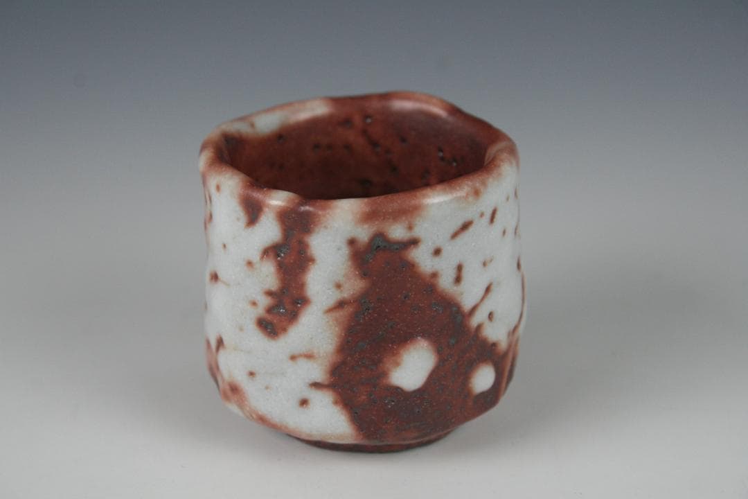 美濃焼　加藤 健　赤志野ぐい呑　11