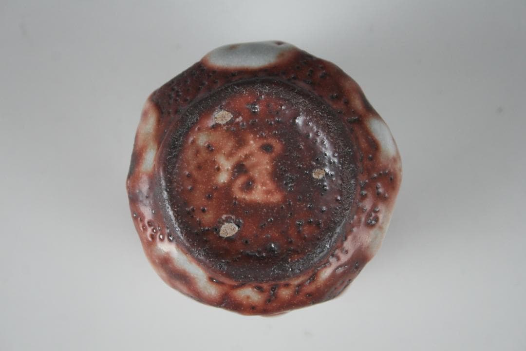 美濃焼　加藤 健　赤志野ぐい呑　11