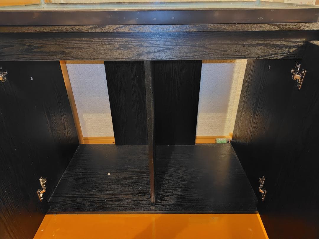 1 / 8 GEXアクアラックウッド900BK☆90cm水槽台