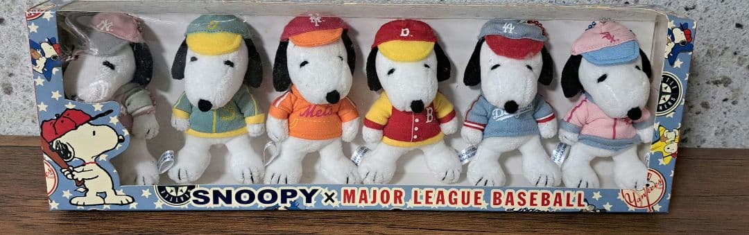 スヌーピー MLB ぬいぐるみ マスコット