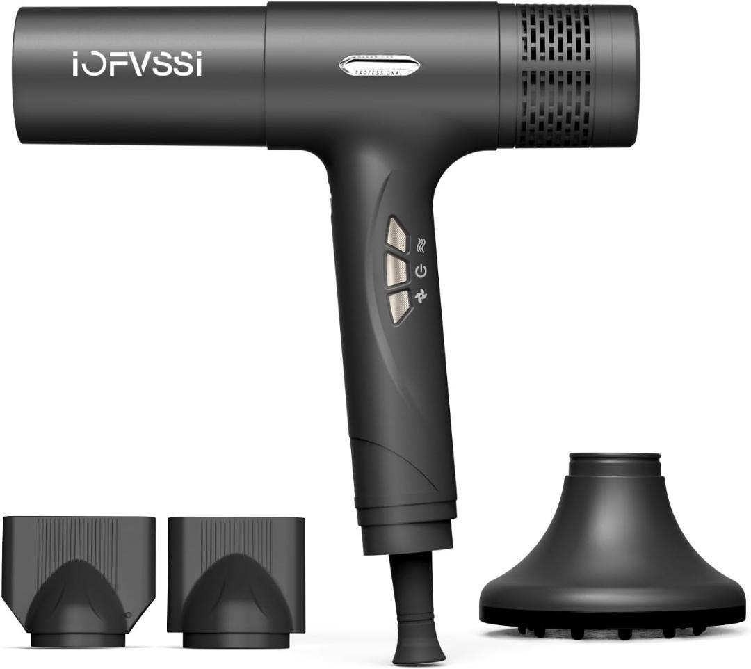 動作確認済み❤️IOFVSSIドライヤー 大風量 速乾 高濃度マイナスイオン搭載