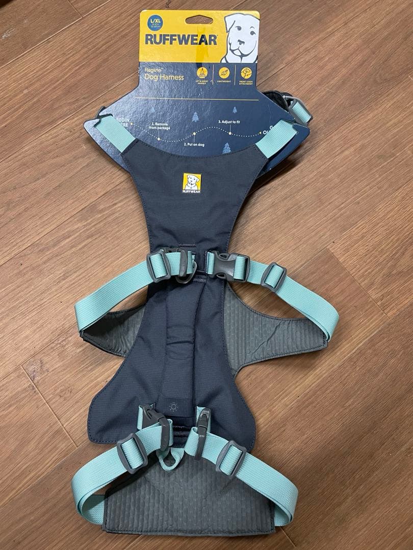 ラフウェア　フラッグラインハーネス　バサルトグレイ　L/XL 大型犬