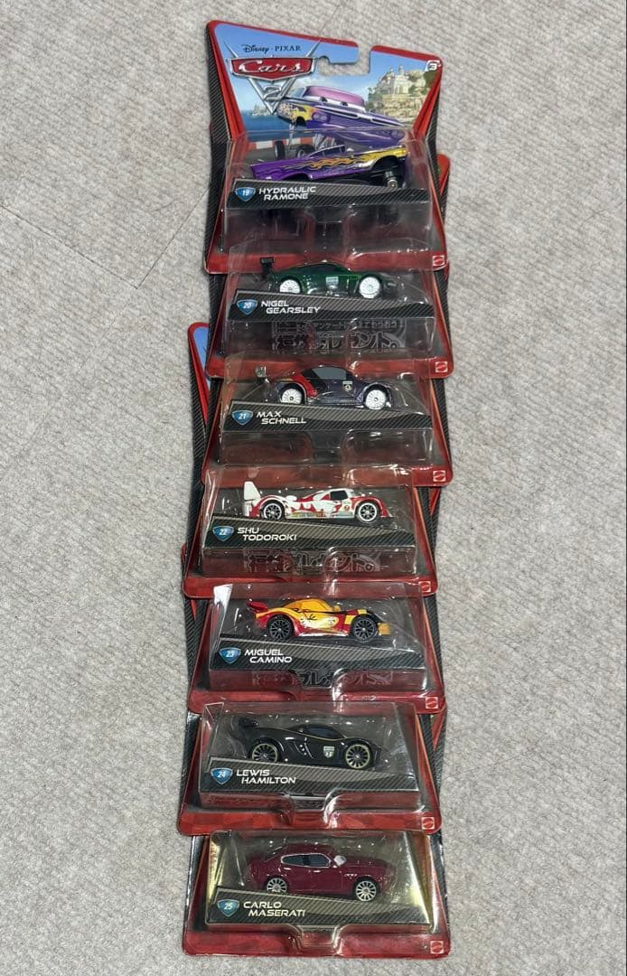 こ*う様 disny Cars pixar カーズ マテルミニカー 24台 セッ