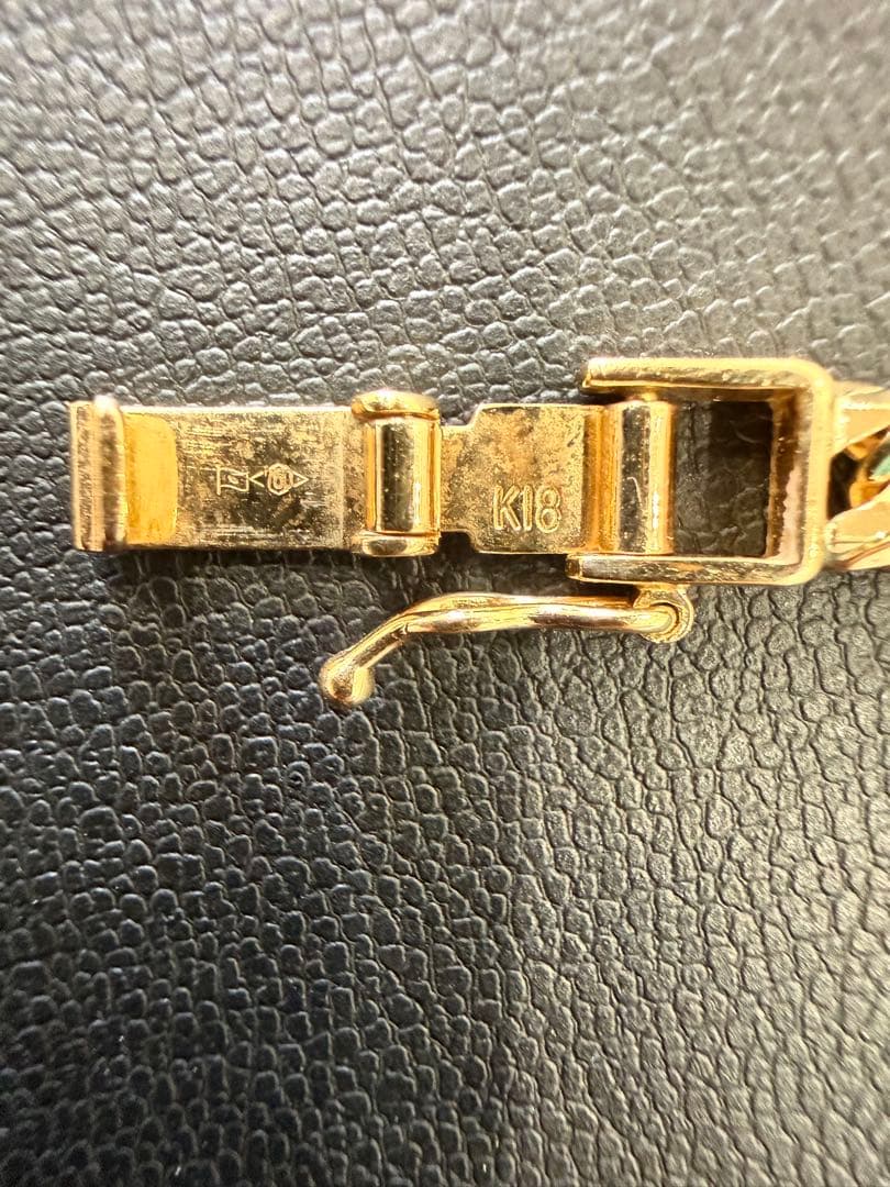 K18 喜平 ブレスレット 12面 トリプル 18金 約12.02g