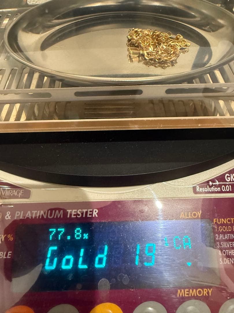 K18 喜平 ブレスレット 12面 トリプル 18金 約12.02g