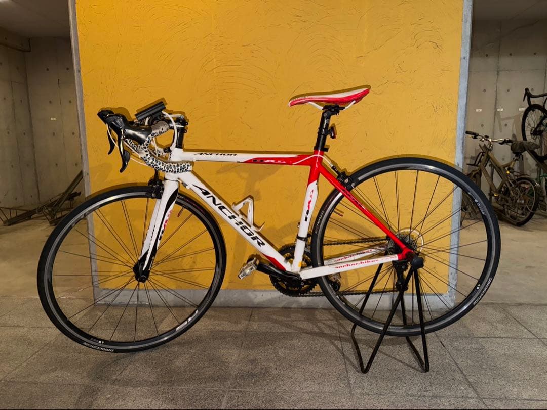 ANCHOR RA9 ロードバイク ホワイト/レッド