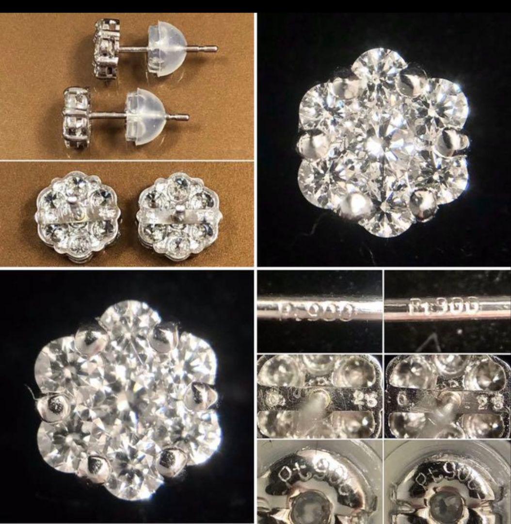 ダイヤモンドピアス　pt900