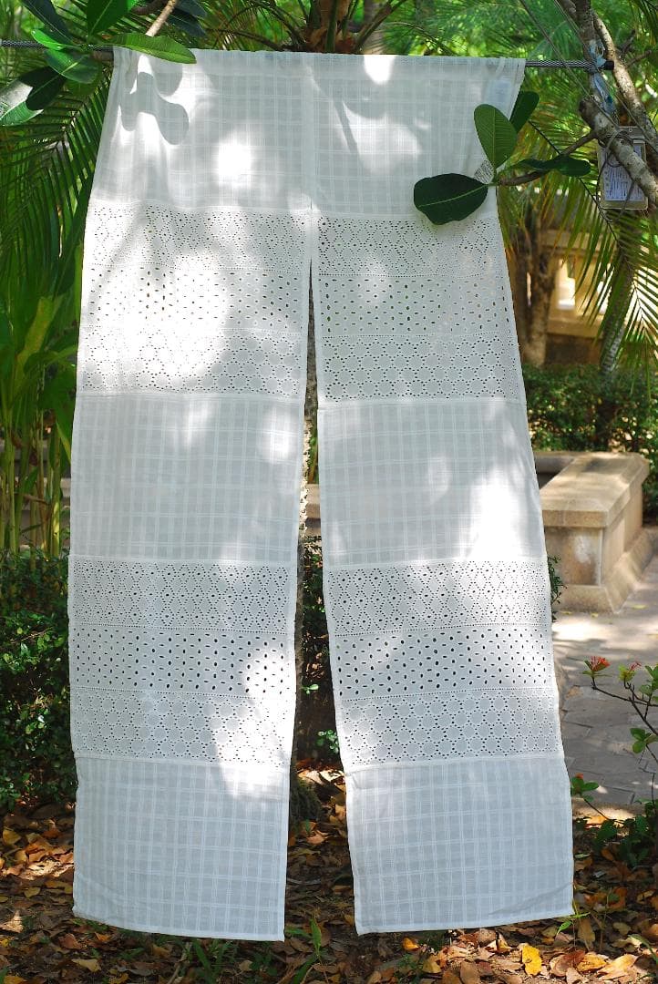 (専用　６枚組）★インド綿★「パッチワークのれんOH８５・１５０」