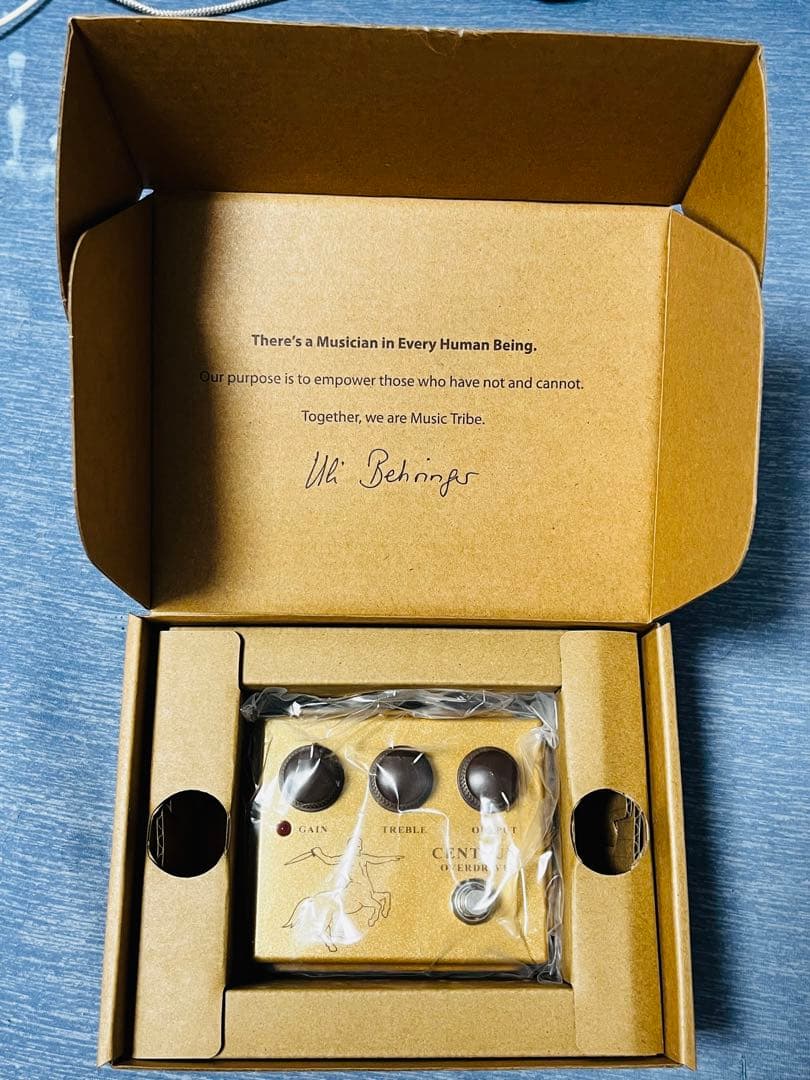 behringer CENTAUR OVERDRIVE 【初期型名称＆デザイン】