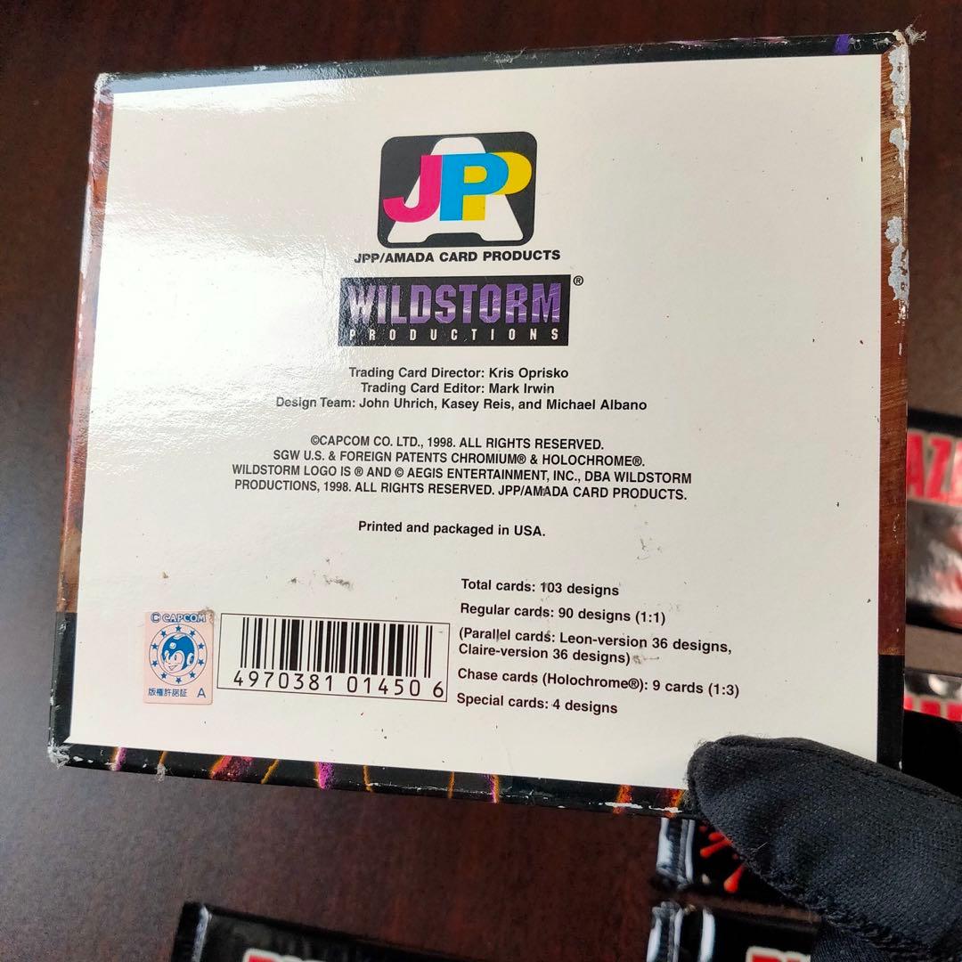 JPP BIOHAZARD CHROMIUM TRADING CARDS 10個