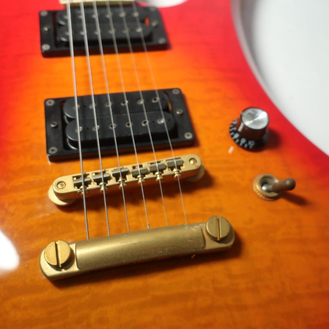 Burny HIDEモデル MG-85X モッキンバード ギター ギグバッグ付