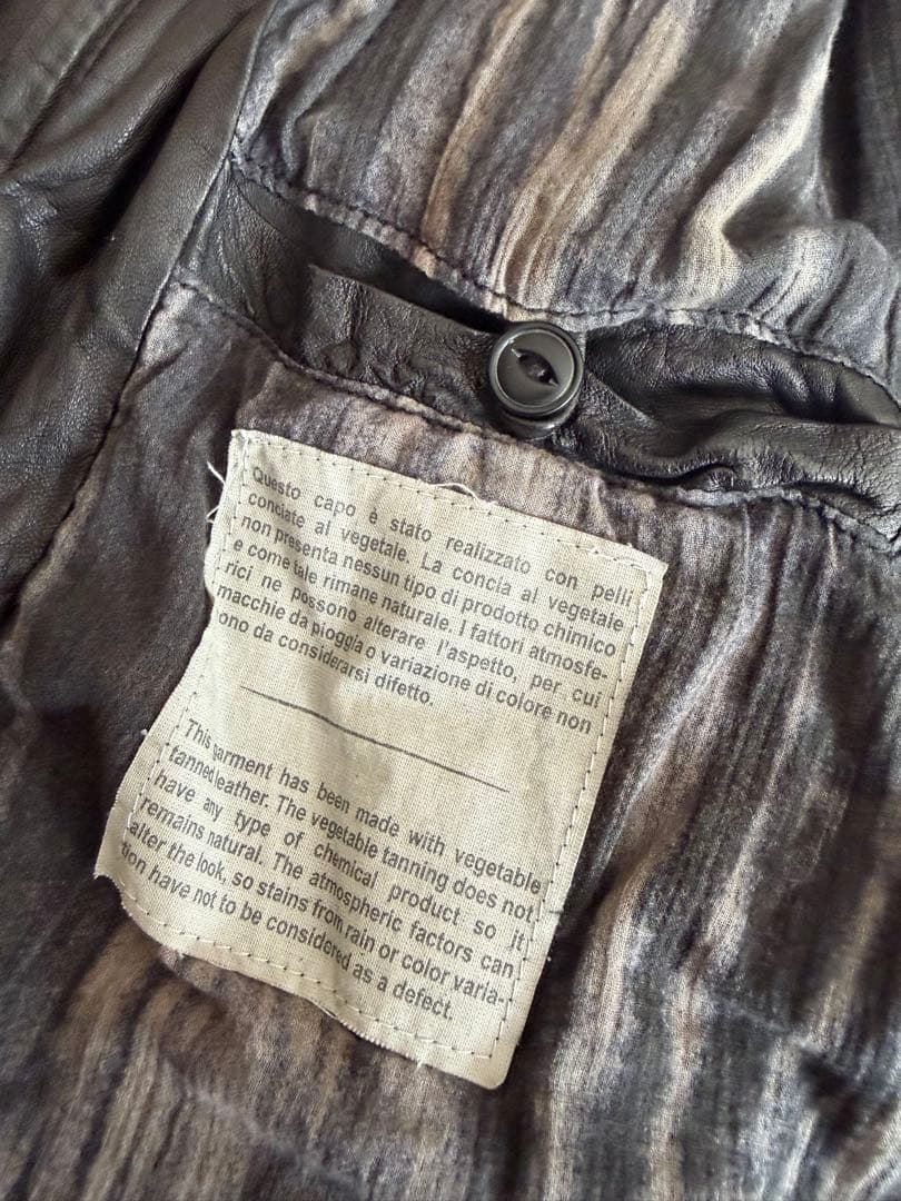 Giorgio Brato ジョルジオブラット シングルライダース ラムレザー