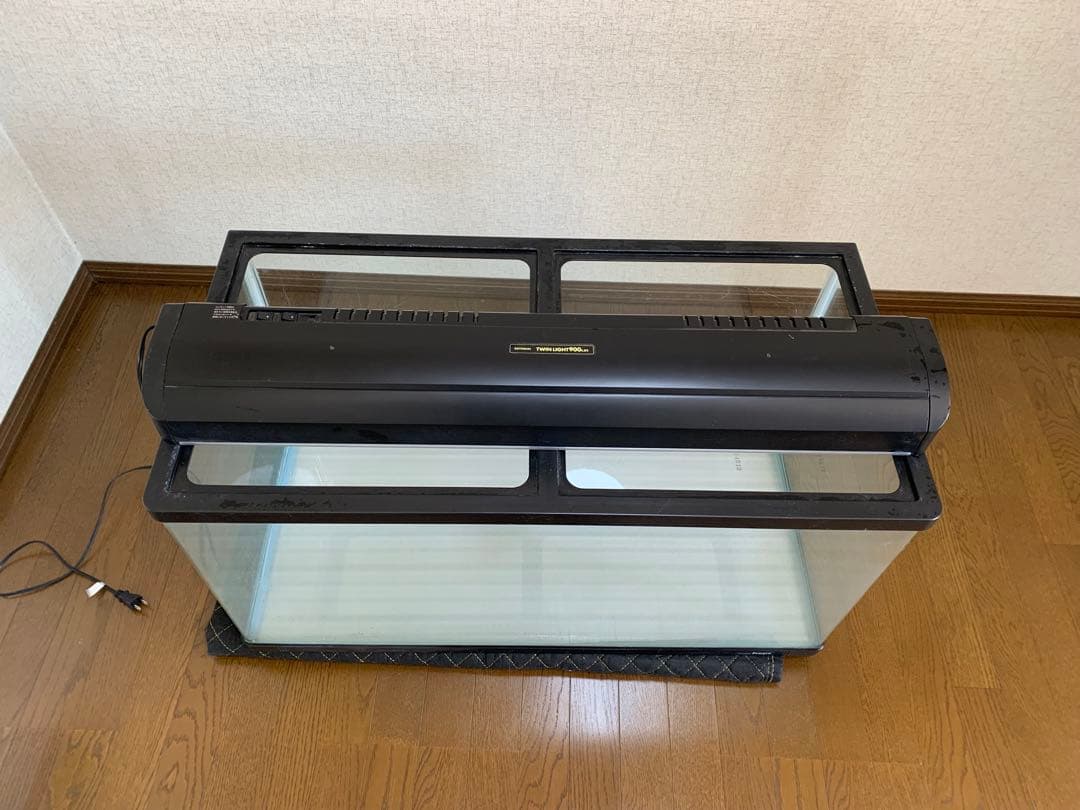 コトブキ　プログレ 900 曲げガラス 照明セット　ガラス水槽