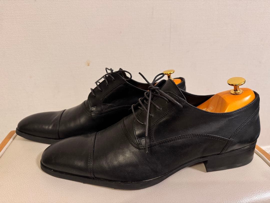 【美品】フープディドゥ　ストレートチップ　シューズ　栃木レザー　26.5cm